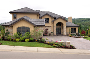 house with stone exterior