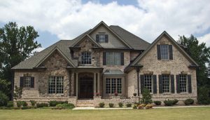 Brick and stone home